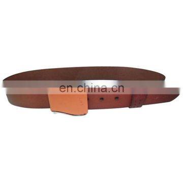 your logo printed pu belt men