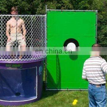 Hot sales water games PVC dunk tank splash with certificate