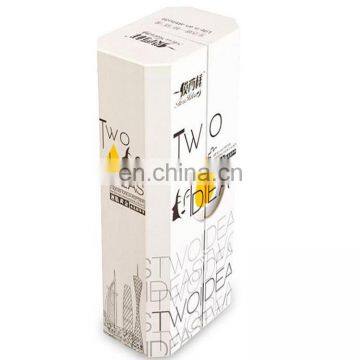 Wholesale Custom Made Recycled Cylinder Shape White Cardboard Paper Box With Sponge Insert for Glass Packaging photo-3