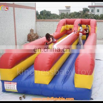 Competition inflatable bungee run game,inflatable adult run games,bungee run trampoline for sale