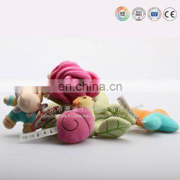 ICTI Plush Toys Factory Soft Baby Rattle photo-2