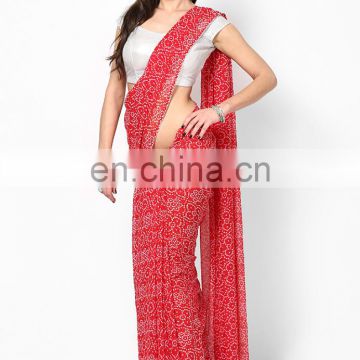 Printed Georgette Saree