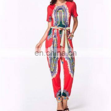 latest design OEM factory custom shirt set africa women clothes dashiki dress