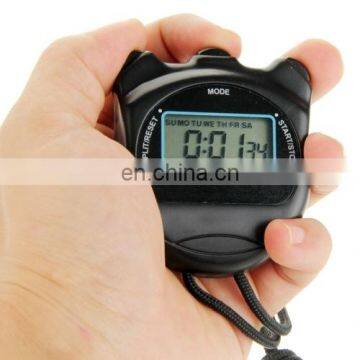 dropshipping PS50 Stopwatch Professional Chronograph Handheld Digital LCD Sports Counter Timer with Strap