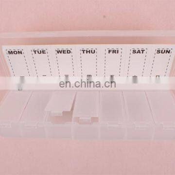Weekly pill container