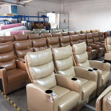 Modern Style Confortable Reclining Movie Cinema Sofa photo-5
