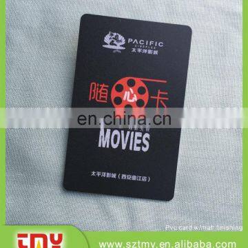 CMYK printing movies plastic VIP membership loyalty card