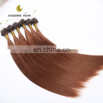 double drawn human hair Indian cheap 2g micro loop hair Keratin hair