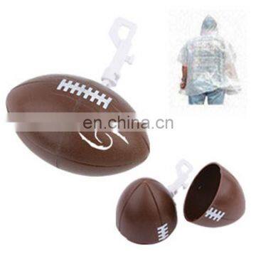 Rain poncho Football Football rain poncho ball