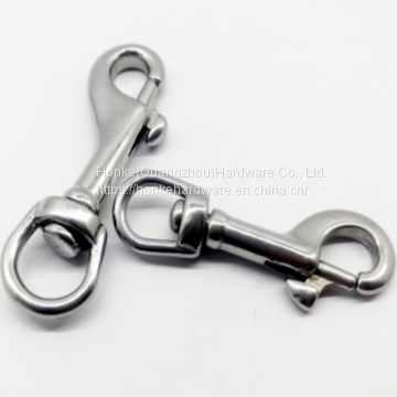 Polished Stainless Steel Swivel Eye Bolt Snap Hook For Shade Sails&Yachts