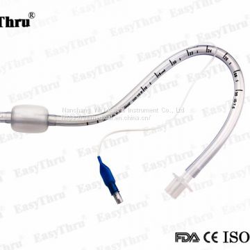 Transparent Nasal Endotracheal Tube , 7.5 Armoured Endotracheal Tube