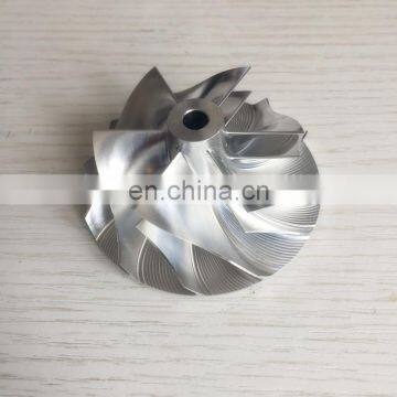T04B 409179-0024 54,14/69,96 мм 6+6 лопастей турбо-робленый/фрезерованный/из алюминия 2618 компрессорное колесо для 409640-0001/409770-0001 photo-2