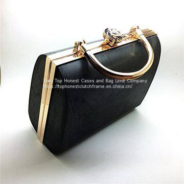 Clutch box frame evening bag frame