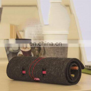 OEM Pencil Pouch Supplier Popular Custom Pen Cover Promotion Felt Wallet Bag photo-5