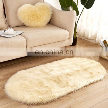 warm white faux fur mat rug carpet