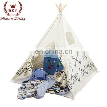 Kid's Foldable Teepee Play Tent Indoor&Outdoor Children Tent Indian Tent for Kids photo-2