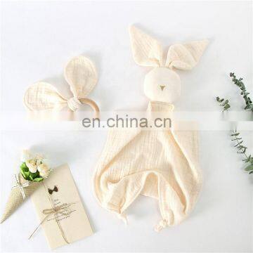 Personality Animal Bunny Comforter Toy Newborn Baby Gift Set photo-3