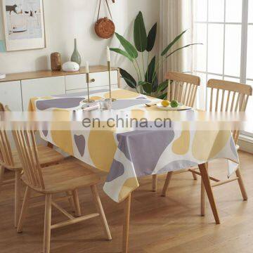 China Factory Waterproof Non Slip Clear Tablecloth Dining Table Cover photo-3
