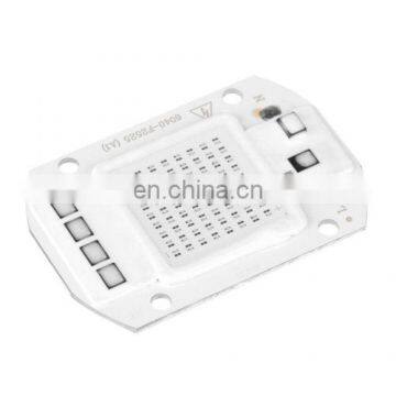 50W LED Floodlight COB Chip Integrated Smart IC Driverless 220V Blue photo-5