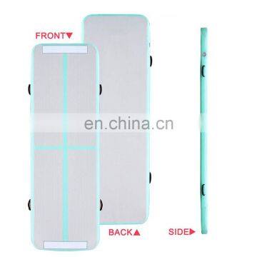 4m x 1m x 20cm Thick Airtrack Mats Inflatable Air Track 13 ft Mint Green Gymnastics Tumbling Mat 4m photo-3