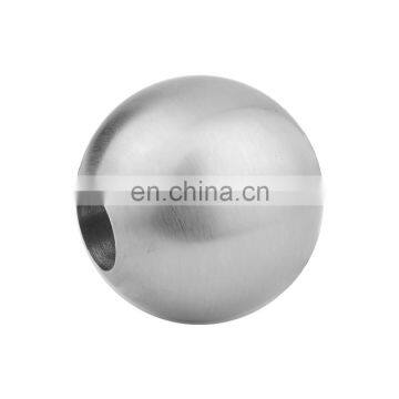 High quality Stainless Steel SS304 316 Handrail Balustrade Fittings Metal End Cap For 12-16mm pipes