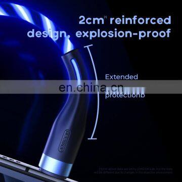 JOYROOM 2.4A Flowing Led Data Cable Charging Line for Iphone, Usb Cable Type-c Fast Charging Cable photo-7