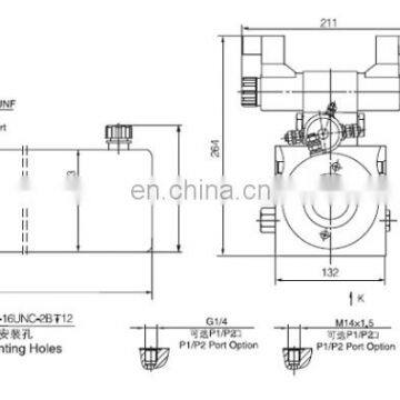 12 V dc Hydraulic Power Pack Unit for Double Acting Functions photo-4