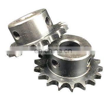 Simplex 06B-1 18T C45 steel ISO standard Black coating roller chain sprocket