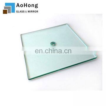 Tempered glass hole drilling