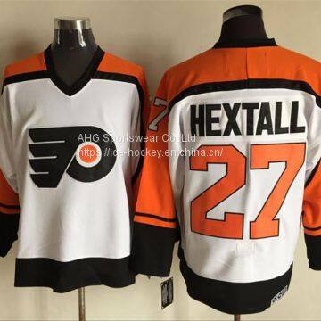 Philadelphia Flyers #27 Hextall Throwback White Jersey