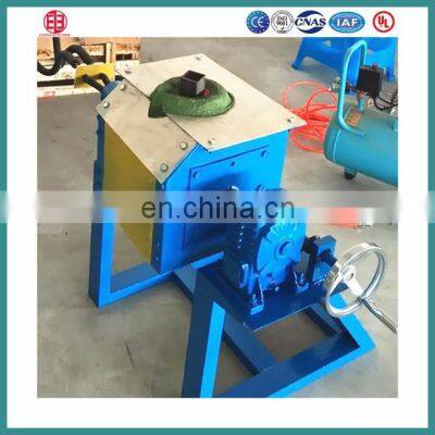 Tilting 100kg Crucible Induction Melting Furnace for Stainless Steel photo-3