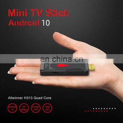 2020 X96 S400 TV Stick 4k 2GB 16GB Android 10 Allwinner H313 Quad Core 4K H.265 2.4G Wifi Player X96s TV Box Dongle photo-4