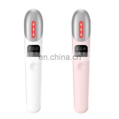 USB Rechargeable Eye Care Silicon Warm Eye Massager Sonic Vibration Eye Facial Massage Intelligent