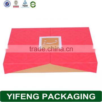 Customized Empty Pink Cardboard Paper Gifts Homemade Chocolate Gift Box photo-5