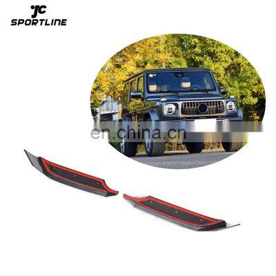 G63 Carbon Fiber Front Canards for Mercedes-Benz G63 AMG 2019 Edition 1 Sport Utility 4-Door