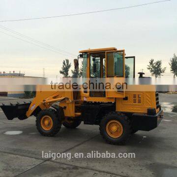 wheel loader 1.5t capacity Changchai engine ISO CE approved