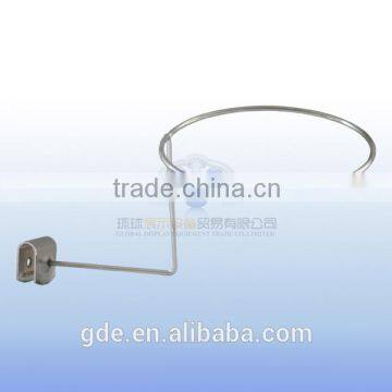 Metal Chrome Hat Display Rack for Slatwall photo-6