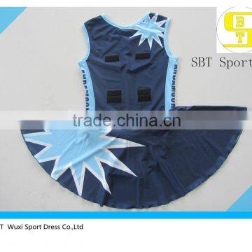 Custom New Style Sublimated Netball Dress With Underwear photo-2