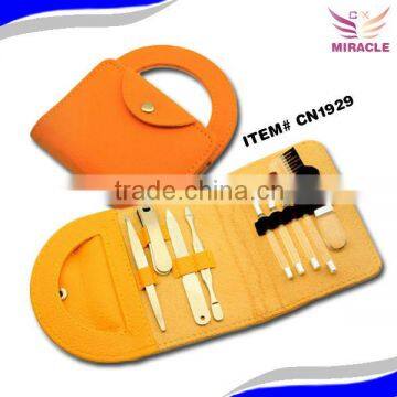 Cosmetic gift lady bag design manicure brush set