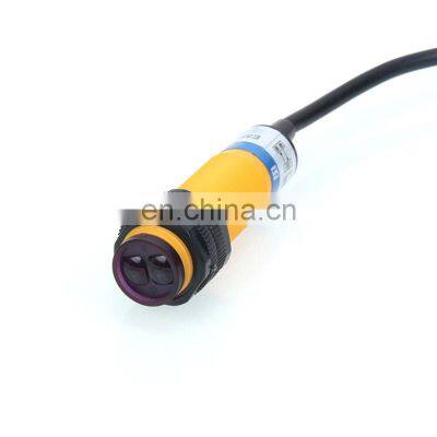 Electrical Buddy E3F-DS30C4 30cm Adjustable M18 Diffuse Reflection NPN NO Normal Open Photoelectric Switch Optical Sensor