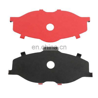 Car spare parts accessories brake pad shim brake pad anti-squeal shim for auto car and truck brake pads