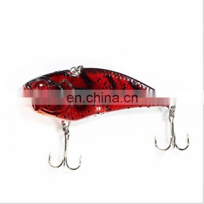 6.1cm 16g 8 colors Saltwater Mandarin Fish Bait with Treble Hook and strong bicyclic ring Bionic  VIB Bait Fishing