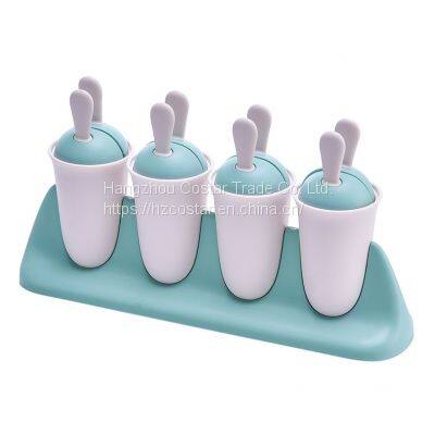 Homemade Popside Mold Reusable Popsicle Molds PP plastic BPA Free, Ice Pop Molds Ice Tray Molds Holder