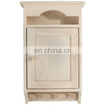 Wooden Key Cabinet With 6 Hooks photo-2