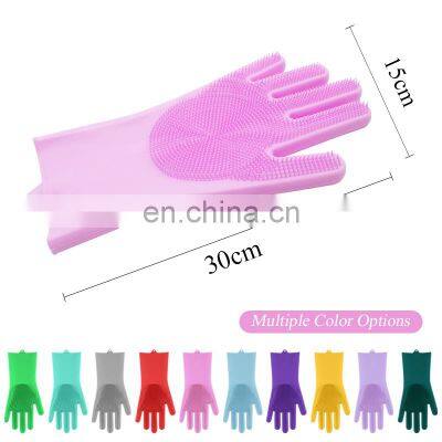Household Bathroom Use Bath Rubber Safety Pet Grooming Gloves