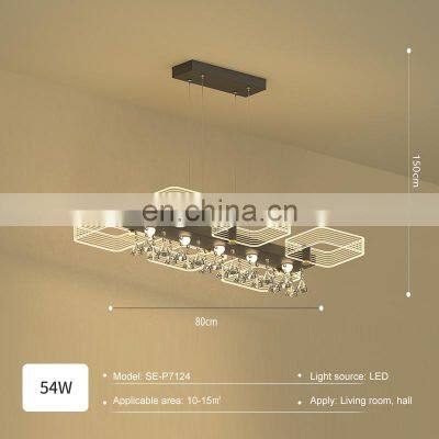 Promotional Sale Indoor Decoration 54watt 72watt Living Room Modern Led Chandelier Pendant Lamp