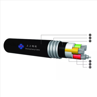 Low Voltage Aluminium Alloy(8030) Conductor XLPE Insulated Aluminium Alloy Tape Interlocked Armoured Power Cable 0.6/1kV photo-2