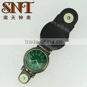 SNT-PW038 antique elegance pocket watch with leather strap