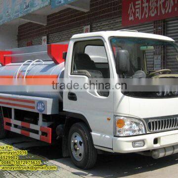 5000L JAC 4*2 mini Oil Truck Fuel Truck Fuel Tank Truck