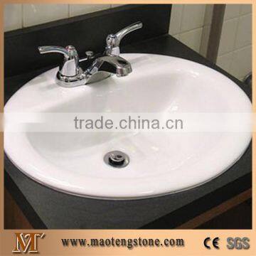 China Popular Style For USA Market Oval Shape Ceramic Washbasin